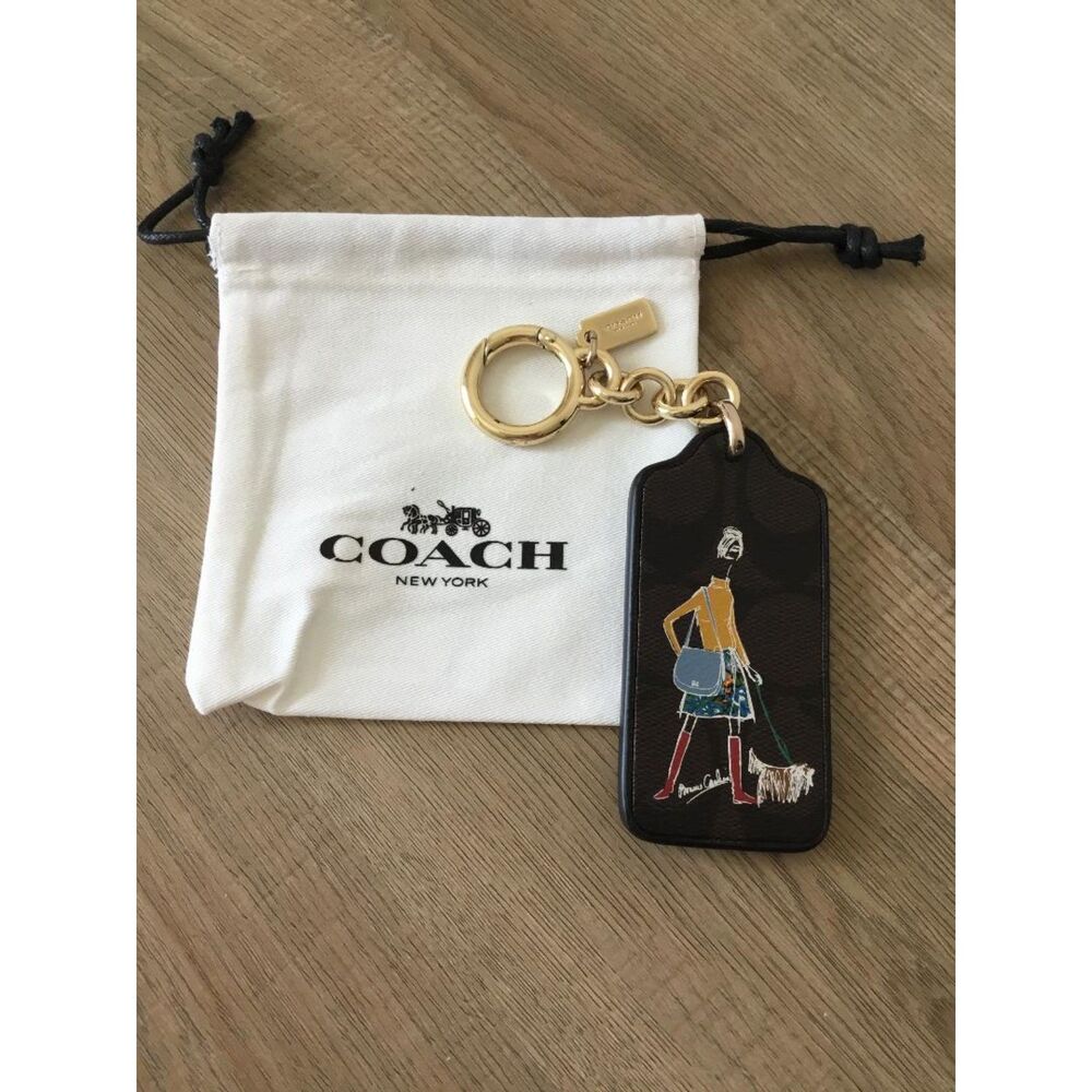 Coach Bonnie Cashin Limited Edition Leather Bag Charm Keychain